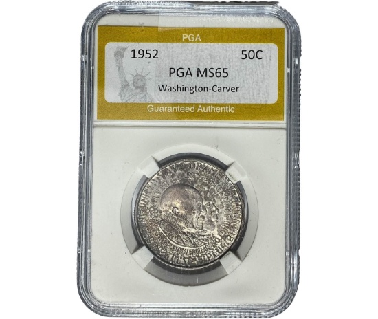 1952 Washington Carver Half Dollar PGA MS65