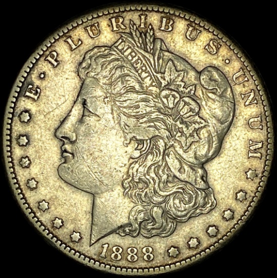 1888-S Silver Morgan Dollar CLOSELY UNCIRCULATED