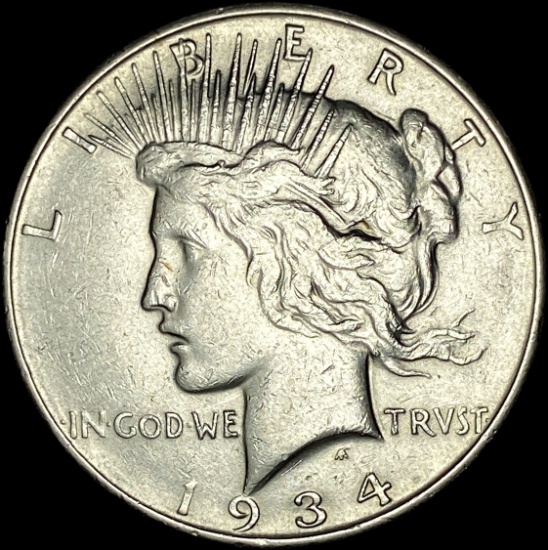 1934-D Silver Peace Dollar CLOSELY UNCIRCULATED
