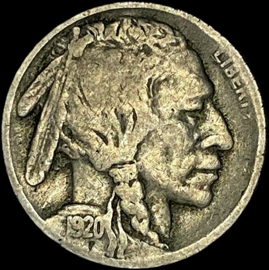1920-S Buffalo Nickel LIGHTLY CIRCULATED
