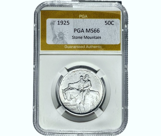 1925 Stone Mountain Half Dollar PGA MS66