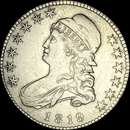 1819 Capped Bust Half Dollar CLOSELY UNCIRCULATED