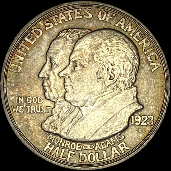 1923-S Silver Monroe Doctrine Half Dollar UNCIRCULATED