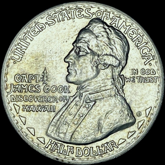 1928 Silver Hawaiian Sesquicentennial Half Dollar CHOICE BU