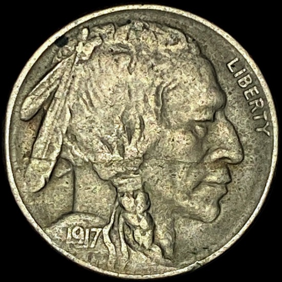1917-S Buffalo Nickel NEARLY UNCIRCULATED