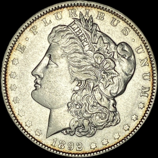 1892 Morgan Silver Dollar CLOSELY UNCIRCULATED