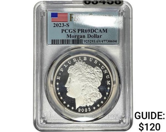 2023-S Morgan Silver Dollar PCGS PR69 DCAM