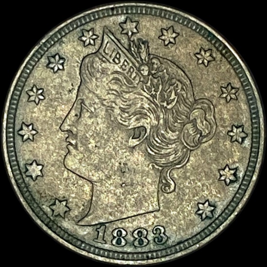 1883 Liberty Head Nickel (No Cents) LIGHTLY CIRCULATED