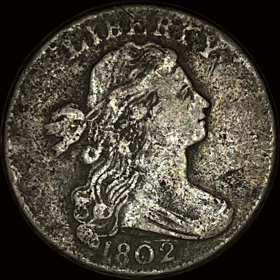 1802 Draped Bust Large Cent NICELY CIRCULATED