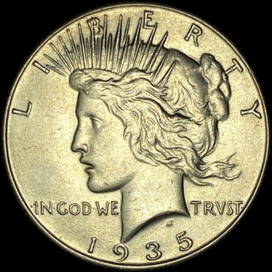 1935 Silver Peace Dollar UNCIRCULATED