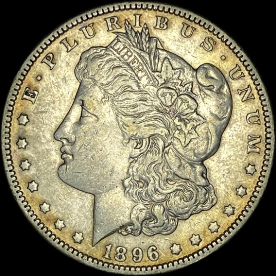1896-O Silver Morgan Dollar NEARLY UNCIRCULATED