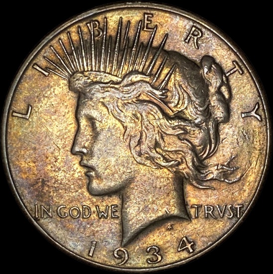 1934 Peace Silver Dollar CLOSELY UNCIRCULATED