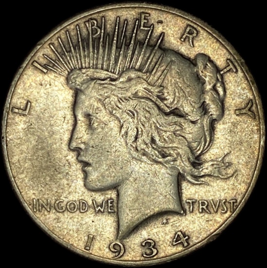 1934-D Silver Peace Dollar LIGHTLY CIRCULATED
