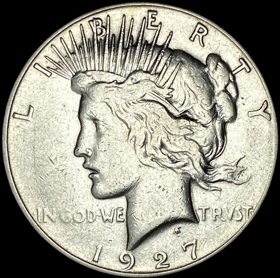 1927-S Silver Peace Dollar NEARLY UNCIRCULATED