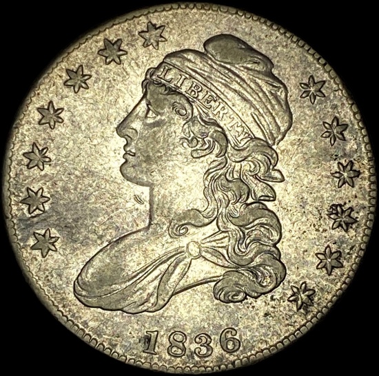 1836 Capped Bust Half Dollar CLOSELY UNCIRCULATED
