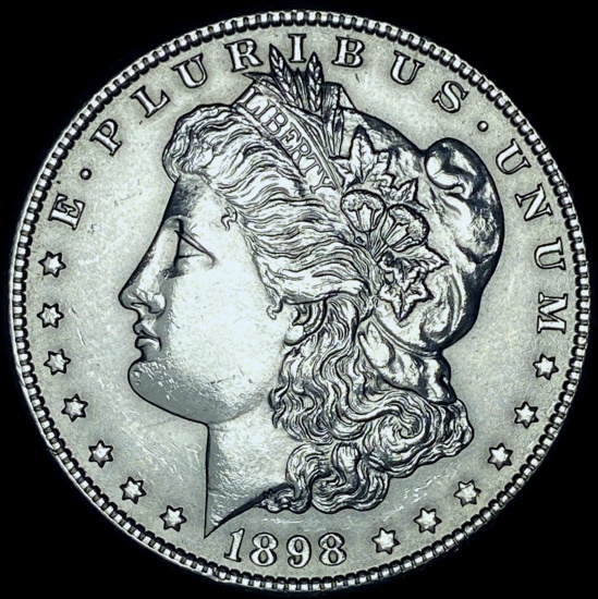 1898 Morgan Silver Dollar GEM BU