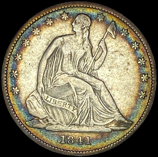 1841-O Silver Half Dollar LIGHTLY CIRCULATED