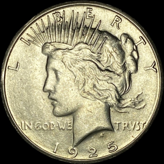 1925-S Silver Peace Dollar UNCIRCULATED