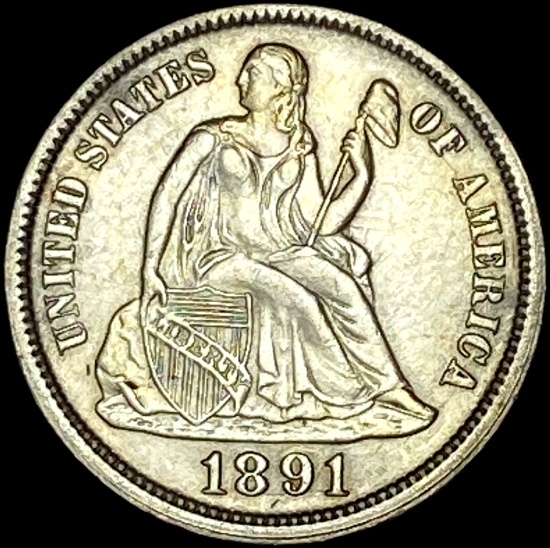 1891 Silver Dime UNCIRCULATED