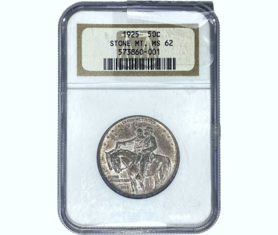 1925 Stone Mountain Half Dollar NGC MS62