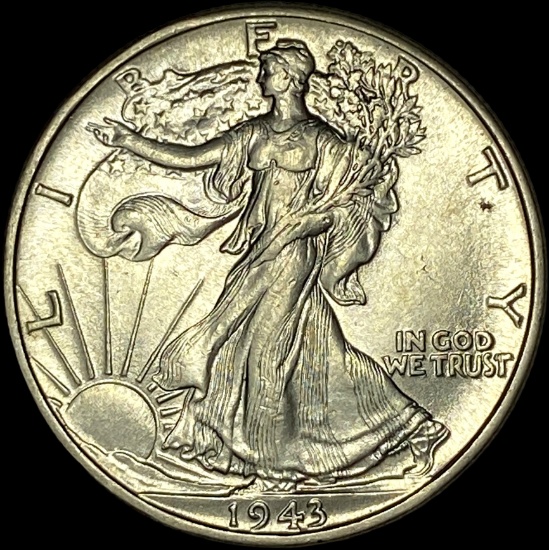 1943 Walking Liberty Half Dollar NICELY CIRCULATED