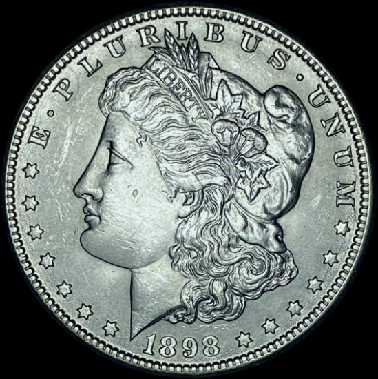 1898 Morgan Silver Dollar GEM BU