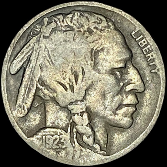 1923-S Buffalo Nickel LIGHTLY CIRCULATED
