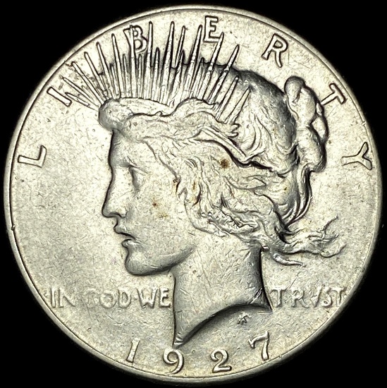 1927-S Silver Peace Dollar CLOSELY UNCIRCULATED