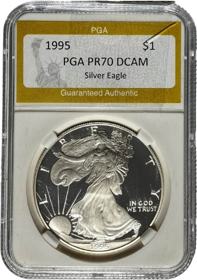 1995 Silver Eagle PGA PR70 DCAM