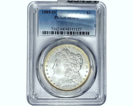 1885-O Morgan Silver Dollar PCGS MS64