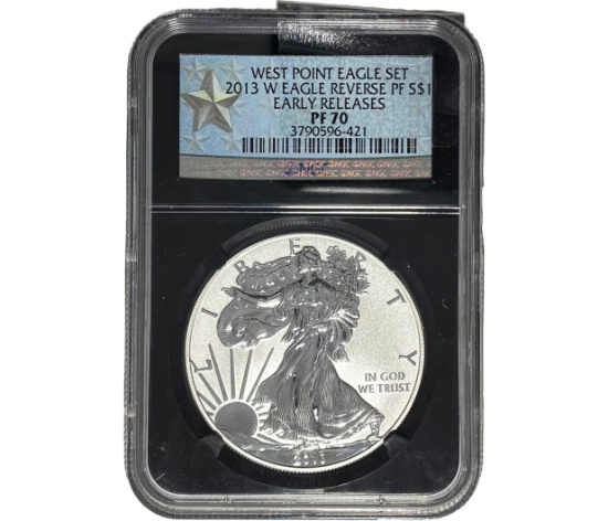 2013 $1 Silver Eagle NGC PF70 Rev