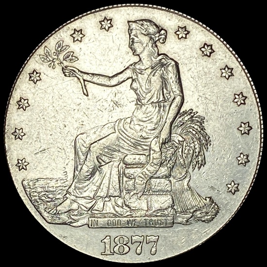 1877-S Silver Trade Dollar CLOSELY UNCIRCULATED
