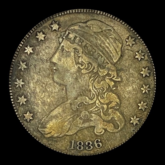 1836 Capped Bust Quarter LIGHTLY CIRCULATED