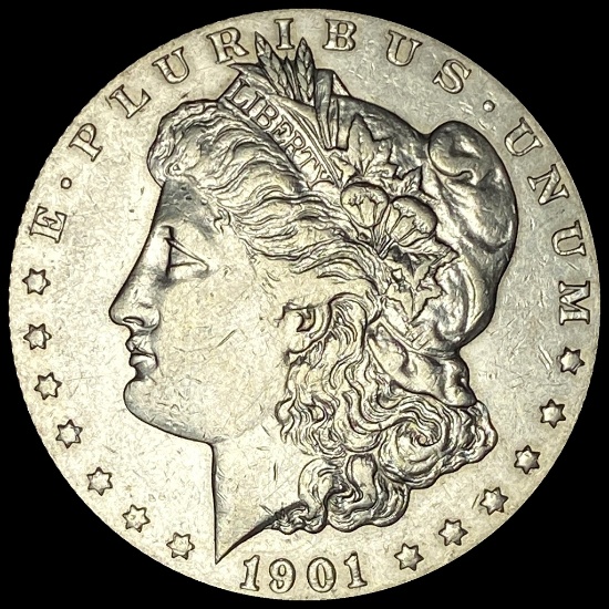 1901 Morgan Silver Dollar CLOSELY UNCIRCULATED