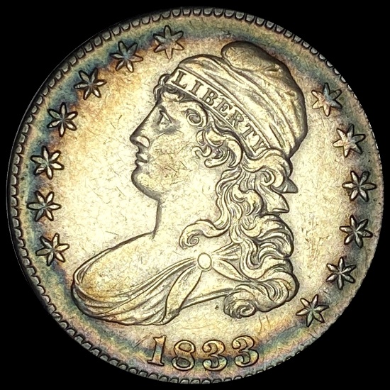 1833 Capped Bust Half Dollar UNCIRCULATED