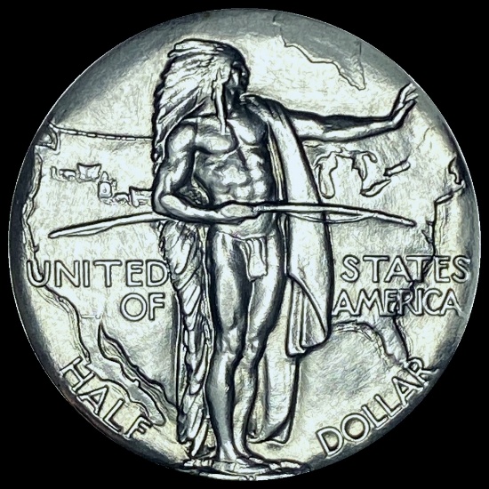 1936 Silver Half Dollar Oregon Trail GEM BU