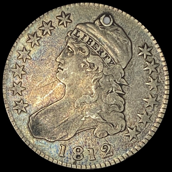 1812 Capped Bust Half Dollar NICELY CIRCULATED