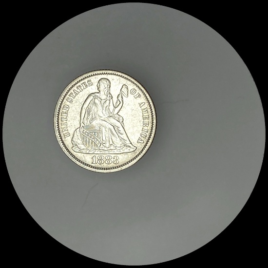 1883 Seated Liberty Dime UNCIRCULATED