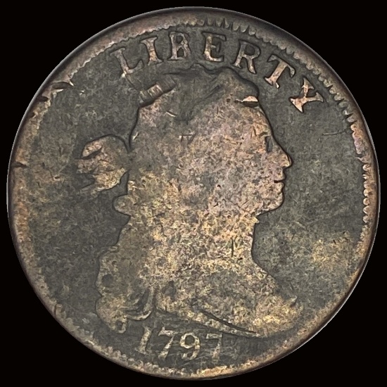 1797 Copper Large Cent NICELY CIRCULATED