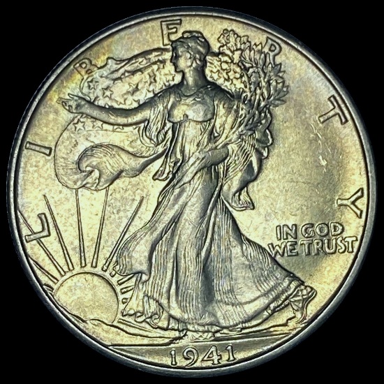 1941-D Silver Walking Liberty Half Dollar CHOICE BU