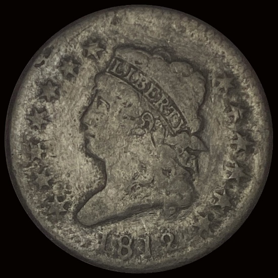 1812 Classic Head Large Cent NICELY CIRCULATED