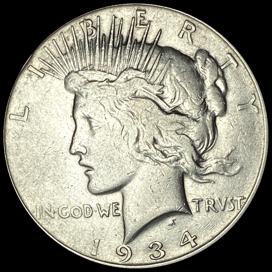 1934-D Silver Peace Dollar LIGHTLY CIRCULATED