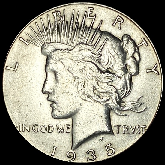 1935-S Silver Peace Dollar CLOSELY UNCIRCULATED