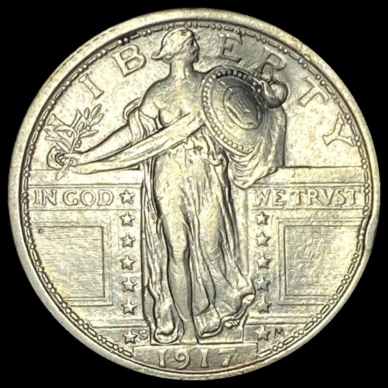 1917-S Silver Standing Liberty Quarter HIGH GRADE
