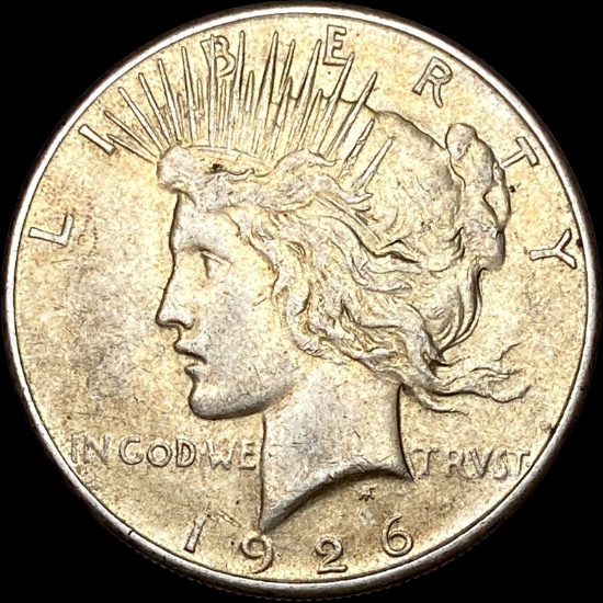 1926-S Silver Peace Dollar NEARLY UNCIRCULATED
