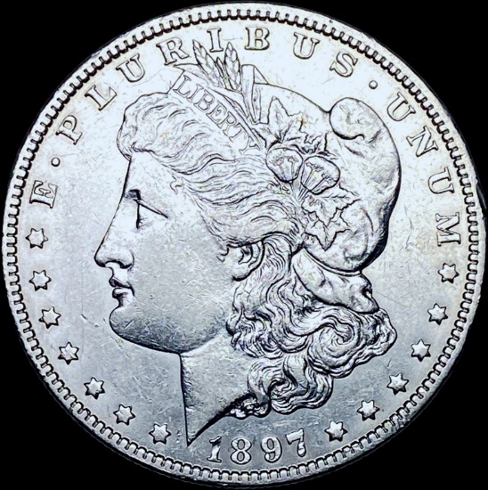 1897 Morgan Silver Dollar CHOICE AU