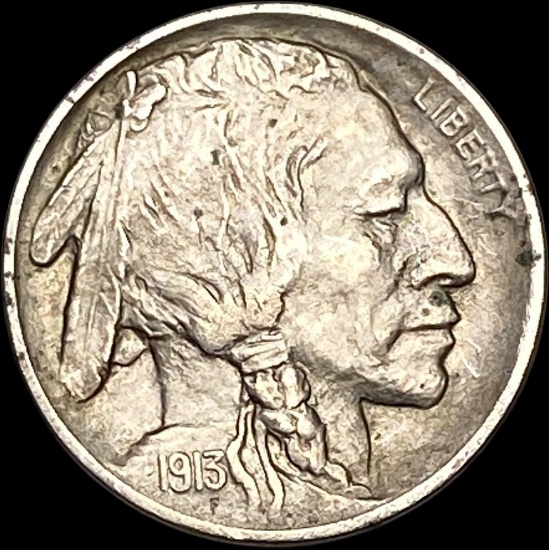 1913 Type 1 Buffalo Nickel GEM BU