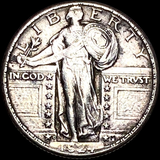 1927-D Silver Standing Liberty Quarter CLOSELY UNCIRCULATED