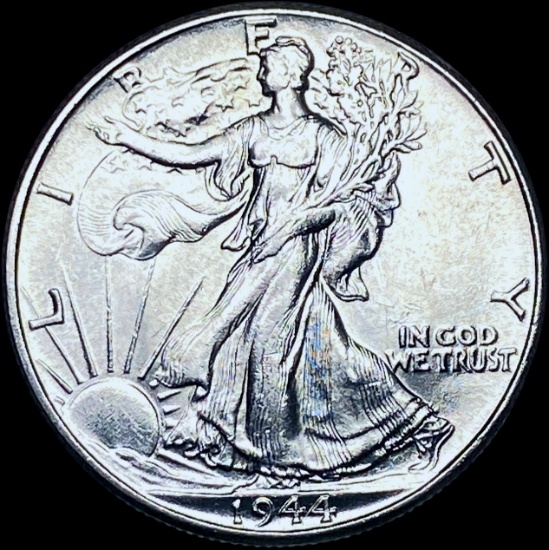 1944 Walking Liberty Half Dollar GEM BU
