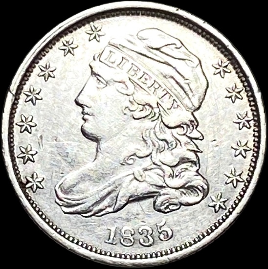 1835 Capped Bust Dime CLOSELY UNCIRCULATED